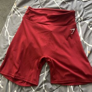 Gymshark Red Athletic Shorts